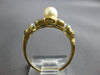 .04CT DIAMOND & AAA SOUTH SEA PEARL 14K 2 TONE GOLD CLASSIC INFINITY RING #28053