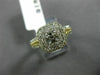 WIDE .66CT DIAMOND 14K TWO TONE GOLD 3D SEMI ETERNITY SEMI MOUNT ENGAGEMENT RING