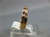 ESTATE .29CT DIAMOND & AAA RUBY 18KT ROSE GOLD 3D CRISS CROSS FUN RING