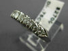 ESTATE .75CT DIAMOND PLATINUM CLASSIC 7 STONE FILIGREE ANNIVERSARY RING #15207