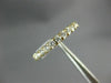 0.5CT DIAMOND 14KT WHITE GOLD 3D SEMI ETERNITY ROUND WEDDING ANNIVERSARY RING