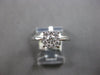 ESTATE .34CT DIAMOND 18KT WHITE GOLD 3D CLASSIC SOLITAIRE HALO ENGAGEMENT RING