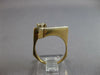 ESTATE .35CT DIAMOND 14KT WHITE & YELLOW GOLD 3D SOLITAIRE V SHAPE FUN RING