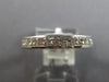 1.72CT DIAMOND 14KT WHITE GOLD 3D PRINCESS CHANNEL 3mm WEDDING ANNIVERSARY RING