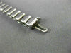 ANTIQUE LONG 2.10CT DIAMOND 14KT WHITE GOLD 3D CLASSIC WAVE LINK BRACELET #18312