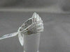 ANTIQUE WIDE 2.15CT DIAMOND 18KT WHITE GOLD FILIGREE MULTI ROW ANNIVERSARY RING