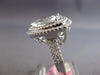 EXTRA LARGE 6.16CT DIAMOND & AAA AQUAMARINE 18KT WHITE GOLD 3D ENGAGEMENT RING