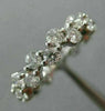 WIDE 2.88CT DIAMOND 14KT WHITE GOLD 3D ZIG ZAG ETERNITY WEDDING ANNIVERSARY RING