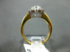 ESTATE 1.18CT MARQUISE DIAMOND 18K WHITE & YELLOW GOLD 3D ENGAGEMENT RING #15282