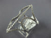 ESTATE LARGE .71CT DIAMOND 18KT WHITE GOLD 3D DOUBLE ANCHOR FUN RING