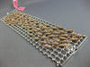 EXTRA LARGE 7.17CT PINK & BLACK DIAMOND 18KT WHITE & ROSE GOLD TENNIS BRACELET