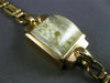 ANTIQUE ZARJA 14KT ROSE GOLD 3D CLASSIC SQUARE LINK WATCH #2023