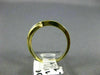 ESTATE .27CT DIAMOND & EMERALD 14KT YELLOW GOLD CHANNEL CLASSIC WAVE RING #19292