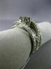 ESTATE WIDE 1.32CT WHITE & CHOCOLATE FANCY DIAMOND 14K WHITE GOLD 3D FLOWER RING