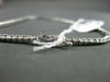 ESTATE NARROW 1.70CT DIAMOND 14KT WHITE GOLD HANDCRAFTED TENNIS BRACELET