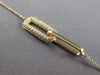 ESTATE .41CT DIAMOND 14KT YELLOW GOLD 3D CLASSIC RECTANGULAR LOVE KNOT BRACELET