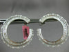 LARGE 8.49CT ROUND BAGUETTE & MARQUISE DIAMOND 18KT WHITE GOLD 3D HOOP EARRINGS