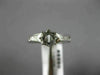 ESTATE .30CT DIAMOND 18KT WHITE GOLD 3D ROUND SEMI MOUNT ENGAGEMENT RING #8990
