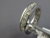 LARGE 3.84CT DIAMOND 14KT WHITE GOLD PRINCESS CHANNEL WEDDING ANNIVERSARY RING
