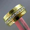 ESTATE WIDE .79CT DIAMOND 18KT WHITE GOLD 3D 12 STONE SEMI ETERNITY WEDDING RING