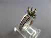 .32CT DIAMOND 14KT WHITE GOLD SIX PRONG CHANNEL SEMI MOUNT ENGAGEMENT RING 28078