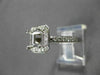 ESTATE WIDE .71CT DIAMOND 14KT WHITE GOLD SEMI MOUNT ENGAGEMENT RING #22027