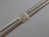 SMALL .25CT DIAMOND 14KT WHITE GOLD PRINCESS INVISIBLE SQUARE FUN STUD EARRINGS