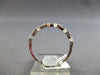 ESTATE .20CT DIAMOND 14KT WHITE GOLD 3D CLASSIC GEOMETRICAL BY THE YARD FUN RING