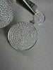 ANTIQUE LARGE 7.15CT HANGING CIRCULAR 18KT DIAMOND EARRINGS ONE OF A KIND!!!!!!!