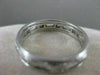 ANTIQUE .83CTW DIAMOND FILIGREE ETERNITY WEDDING PLATINUM ANNIVERSARY RING #3290