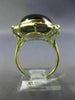 ESTATE EXTRA LARGE .24CT DIAMOND & AAA ONYX 14KT YELLOW GOLD 3D FLOWER FUN RING