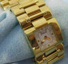 LARGE WIDE PIAGET DANCER 18K YELLOW GOLD SWISS WATCH BRACELET 7" 21MM #19180