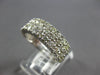 LARGE 2.10CT DIAMOND 14KT WHITE GOLD 3D SEMI ETERNITY WEDDING ANNIVERSARY RING