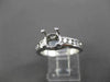 ESTATE .55CT DIAMOND 14KT WHITE GOLD LUCIDA SEMI MOUNT ENGAGEMENT RING #18223