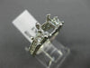 0.76CT ROUND & PRINCESS DIAMOND 14K WHITE GOLD SEMI MOUNT ENGAGEMENT RING #1609