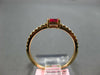 .61CT DIAMOND & AAA RUBY 14KT YELLOW GOLD 3D OVAL & ROUND FRIENDSHIP LOVE RING