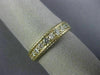 ESTATE WIDE 1.20CT DIAMOND 14KT YELLOW GOLD MILGRAIN ROPE ETERNITY WEDDING RING
