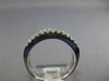 WIDE 1.0CT DIAMOND 14KT WHITE GOLD 3D ROUND & BAGUETTE CLASSIC ANNIVERSARY RING