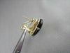 ANTIQUE 26.6CTW CLIP ON SMOKY TOPAZ & DIAMOND 18KT WHITE & YELLOW GOLD EARING