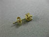 ESTATE .15CT PRINCESS DIAMOND 14KT YELLOW GOLD SOLITAIRE CLASSIC STUD EARRINGS