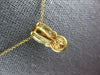 ESTATE .01CT DIAMOND & AAA SOUTH SEA PEARL 14K YELLOW GOLD FLOATING PENDANT 2472