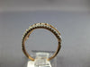 LARGE 2.04CT DIAMOND & AAA RUBY 14K WHITE & ROSE GOLD MULTI ROW ANNIVERSARY RING