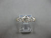LARGE 1.35CT DIAMOND 14KT YELLOW GOLD & PLATINUM 3 STONE ENAGEMENT RING #28028