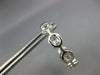 LARGE 2.07CT DIAMOND 18KT WHITE GOLD BAGUETTE INSIDE OUT HOOP HANGING EARRINGS