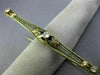 ANTIQUE LARGE .4CT OLD MINE DIAMOND 14K YELLOW GOLD FILIGREE VICTORIAN PIN 26164