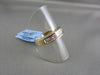 ESTATE 4MM 1.0CT DIAMOND PRINCESS CUT 14KT YELLOW GOLD WEDDING ANNIVERSARY RING