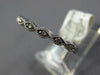 ESTATE .07CT DIAMOND 14K WHITE GOLD 2MM MARQUISE SHAPE FILIGREE ANNIVERSARY RING