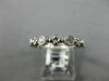 ESTATE .36CT DIAMOND 14K WHITE GOLD 3D FLOWER FILIGREE WEDDING ANNIVERSARY RING