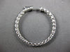 LARGE 4.36CT DIAMOND 18KT WHITE GOLD 3D ROUND INSIDE OUT HOOP HANGING EARRINGS