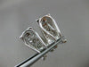 ESTATE LARGE .40CT DIAMOND 18KT WHITE GOLD FILIGREE CLIP ON EARRINGS  #20318